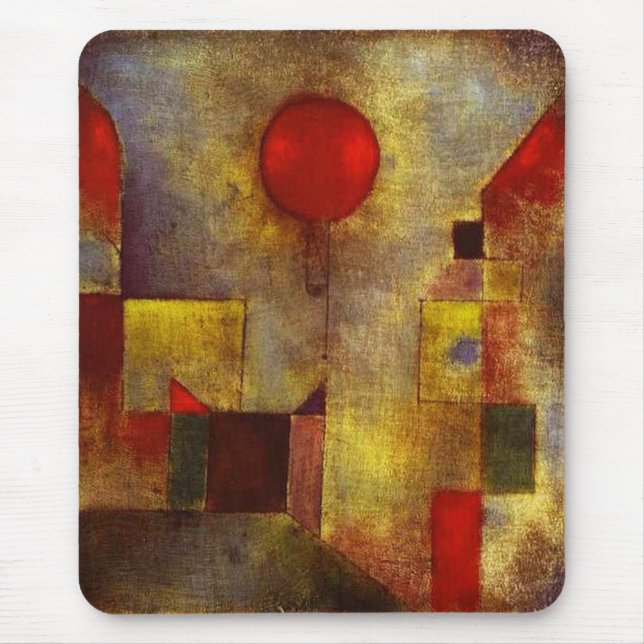 Paul Klee vadderar den röda ballongmusen Musmatta (Framsidan)