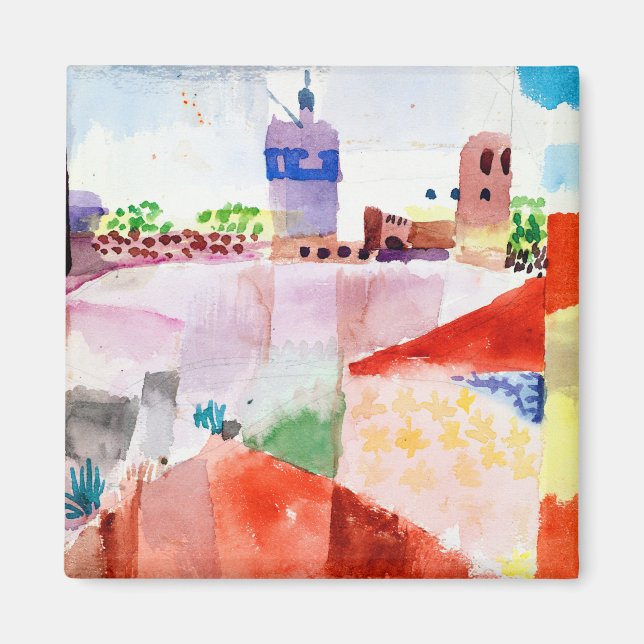 Paul Klee View of Hammamet Magnet (Framsidan)