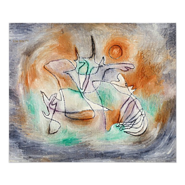 Paul Klee - Ylande Hund, Fototryck (Framsidan)