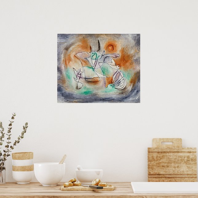 Paul Klee - Ylande Hund, Poster (Kök)