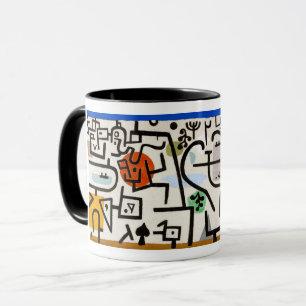 Paul Klees abstrakta konst kaffemugg Rik hamn