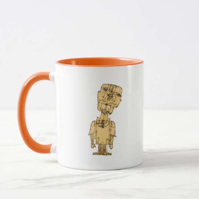 Paul Klees genialiska roliga fras kaffemugg (Vänster)