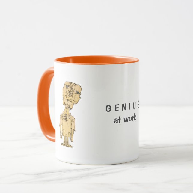 Paul Klees Ghost of a Genius kaffe  Mugg (Framsida vänster)