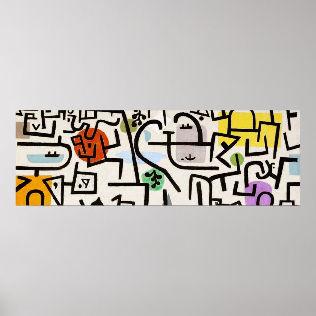 Paul Klees rika hamn  Poster (Framsidan)