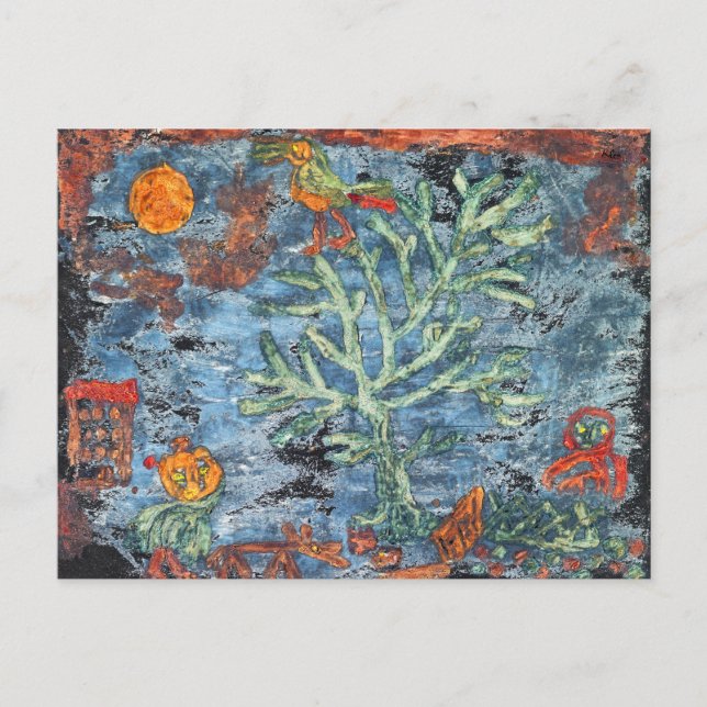 Paul Klees sagor i norr - Modern konst Vykort (Framsida)