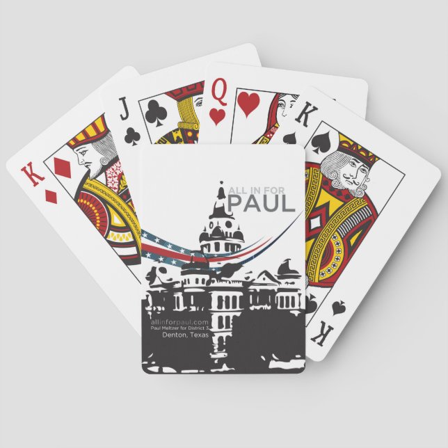 Paul kortuppsättning spel kort (Baksidan)