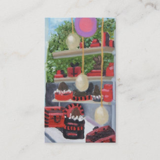 Paul Lamotte fönstervisitkort Visitkort