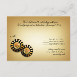 Paul Las Vegas VIP RSVP-svar | rött OSA Kort