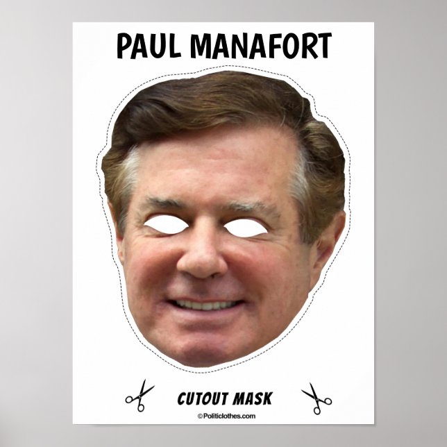 PAUL MANAFORT Halloween-mask Poster (Framsidan)