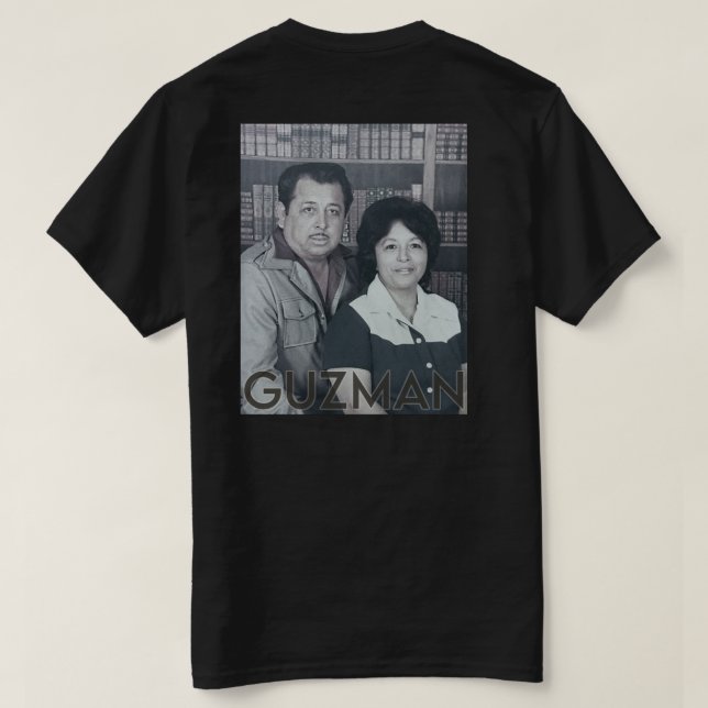 PAUL & MARGARET GUZMAN SR. manar T Shirt (Design baksida)