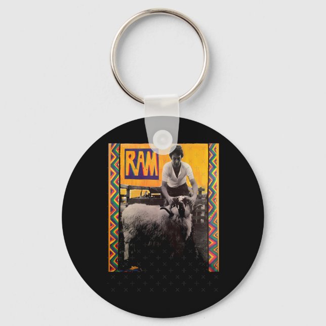 Paul Mccartney Sticker4 Nyckelring (Framsida)