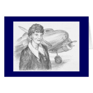 Paul McGehee "Amelia Earhart"-kort OBS Kort
