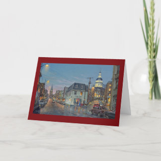 Paul McGehee "Annapolis Main Street Memories"-kort Helgkort