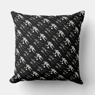 Paul McGehee "Black Bart's Flagga" Pirat Pillow Kudde