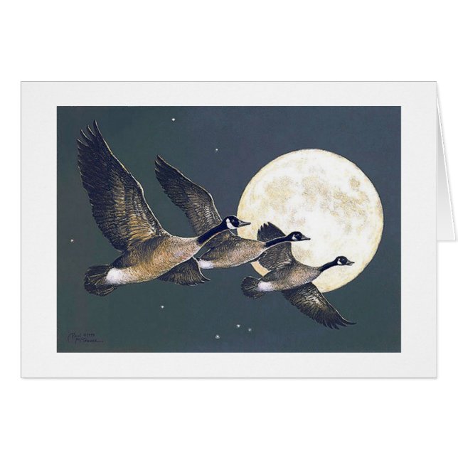 Paul McGehee "Canadian Moonlight" Card OBS Kort (Framsidan Horizontal)