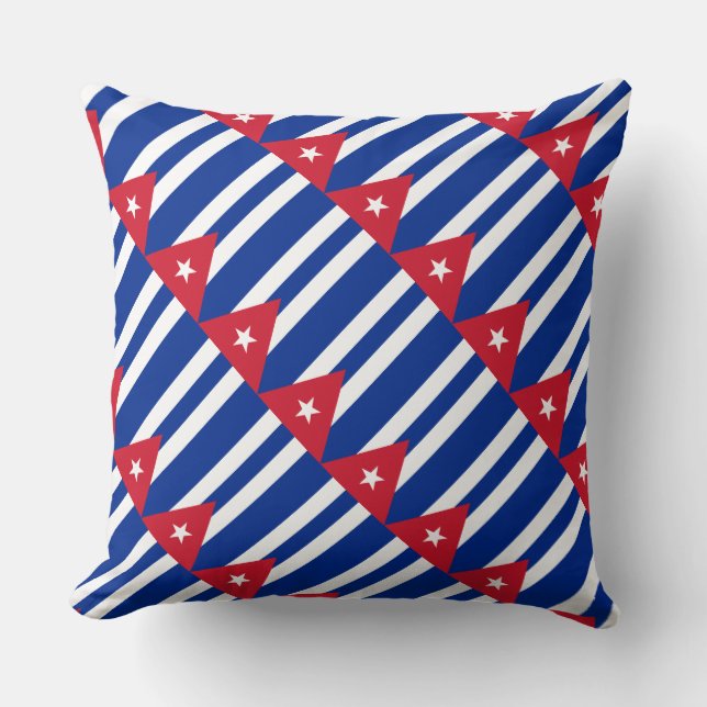 Paul McGehee "Cuban Flagga" Pillow Kudde (Framsida)