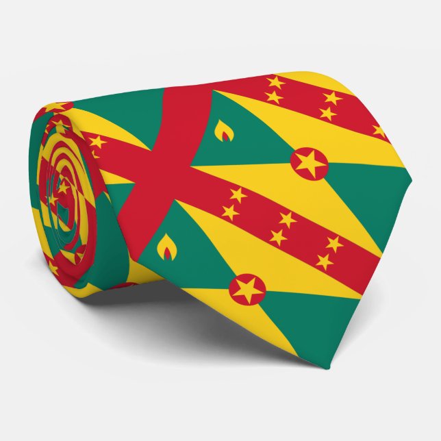 Paul McGehee "Grenada flagga" Tie Slips (Rullad)
