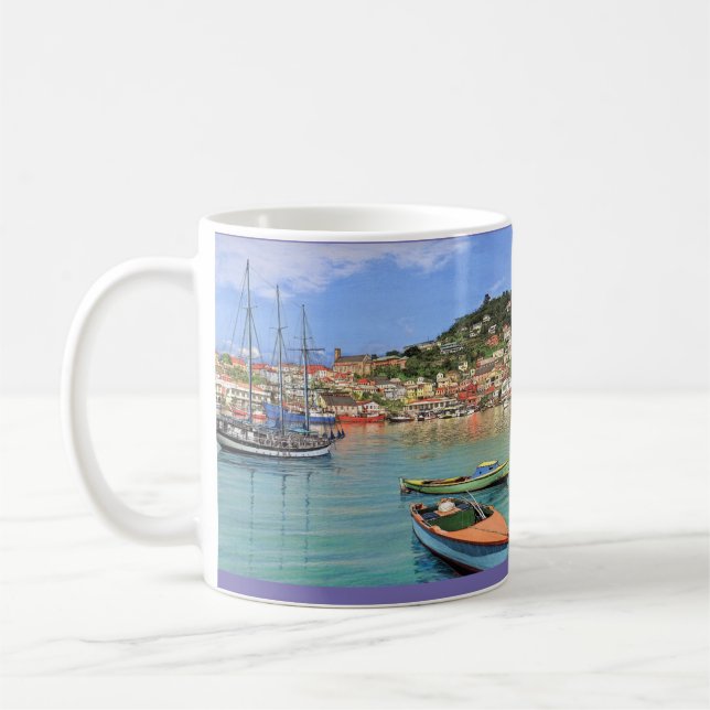 Paul McGehee "Grenada - St. George's Harbour" Mugg (Vänster)