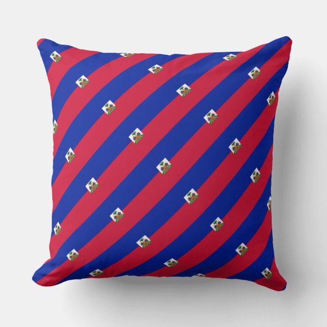 Paul McGehee "Haitian Flagga" Pillow Kudde (Framsida)