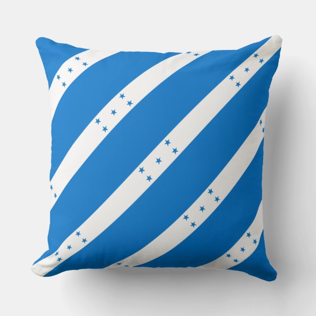 Paul McGehee "Honduras Flagga" Pillow Kudde (Framsida)