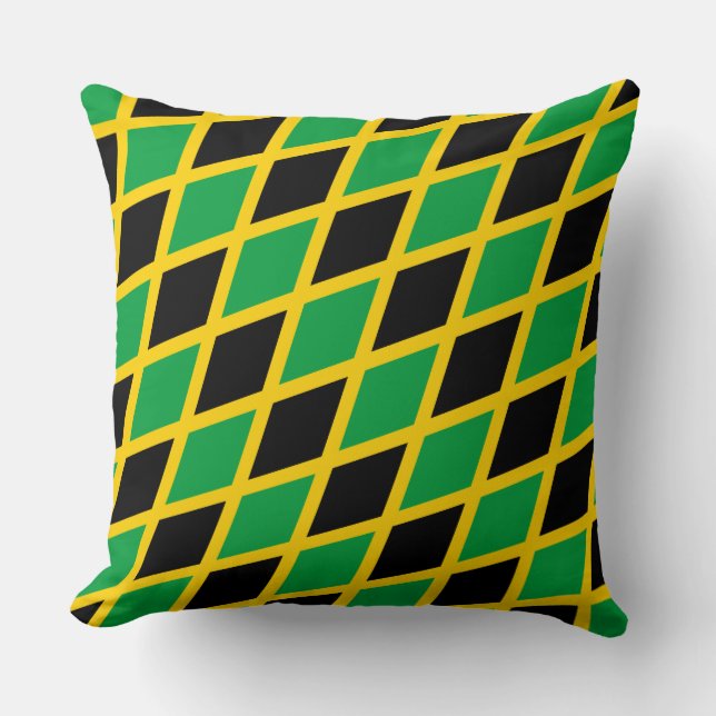 Paul McGehee "Jamaican Flagga" Pillow Kudde (Framsida)