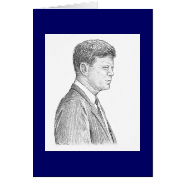 Paul McGehee "John F. Kennedy"-kort OBS Kort (Framsidan)