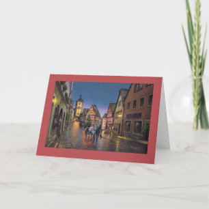 Paul McGehee "jul i Rothenburg" kort