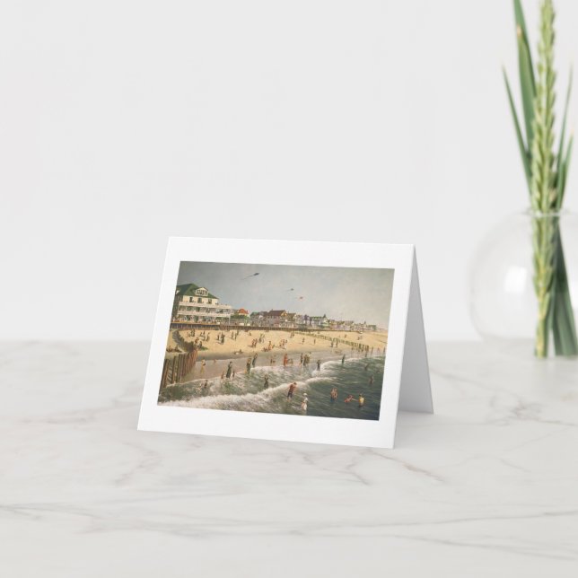 Paul McGehee "kort för ett havstadsminne" Kort (Framsida)