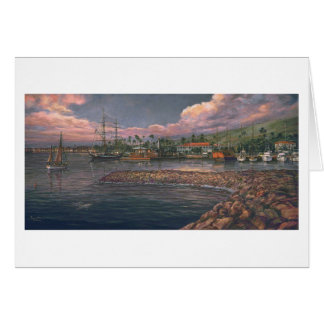 Paul McGehee "Lahaina Harbour at Twilight"-kort OBS Kort