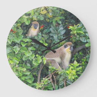 Paul McGehee "Monkeying Around" Clock Stor Klocka
