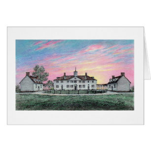 Paul McGehee "Mount Vernon gryning" kort