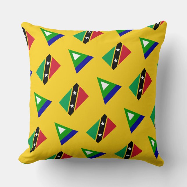 Paul McGehee "Nevis Flagga" Pillow Kudde (Framsida)