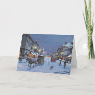 Paul McGehee Noteringskort för "Georgetown Snowfal Helgkort