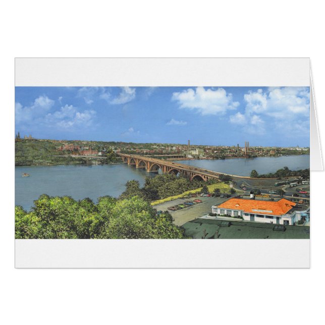 Paul McGehee "Potomac River Vista 1955"-kort OBS Kort (Framsidan Horizontal)