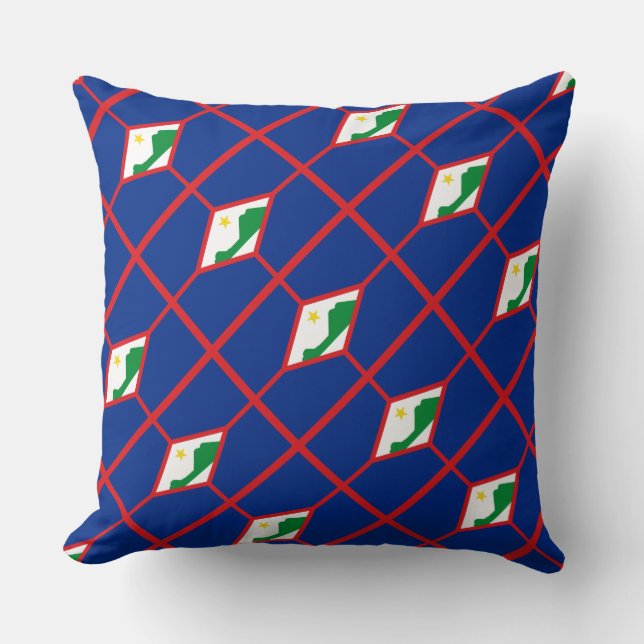Paul McGehee "Sint Eustatius Flagga" Pillow Kudde (Framsida)