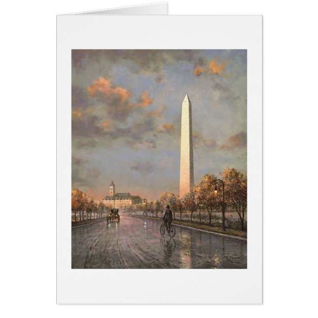 Paul McGehee "skymning jumbo som glimmar" kortet OBS Kort (Framsidan)