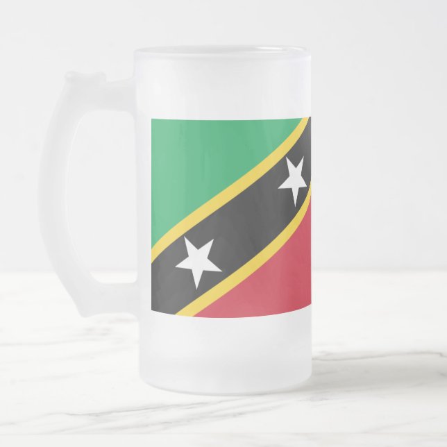 Paul McGehee ’St. Kitts & Nevis Flagga’ Beer Mugg (Vänster)