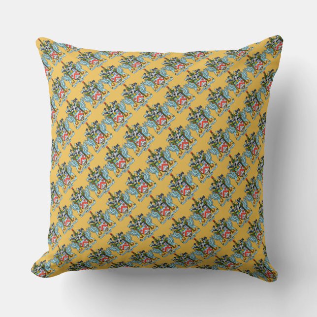 Paul McGehee "St.Kitts/Nevis Jackar av Arm" Pillow Kudde (Framsida)