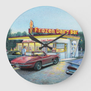 Paul McGehee "Summer Nights" Clock Stor Klocka
