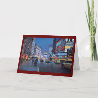 Paul McGehee "Times Square - 1954" julkort Helgkort