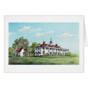 Paul McGehee "Washington Mount Vernon" kort