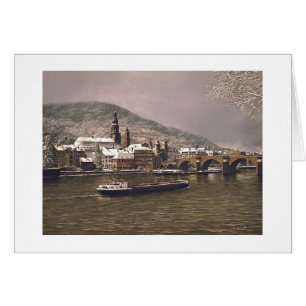 Paul McGehee "Winter in Heidelberg"-kort OBS Kort