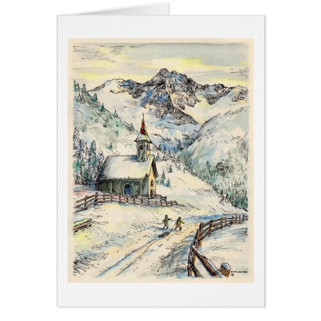 Paul McGehee "Zallinger Chapel"-kort OBS Kort (Framsidan)