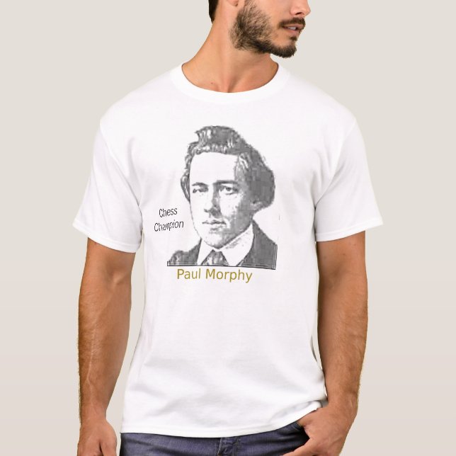 Paul Morphy, schackmästare Tröja (Framsida)