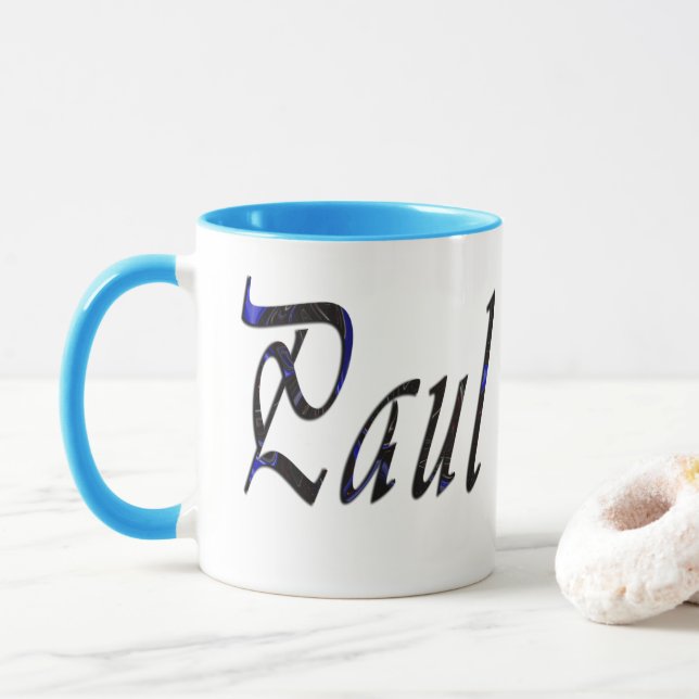Paul Namn Boys Logotyp Mugg (Med munk)