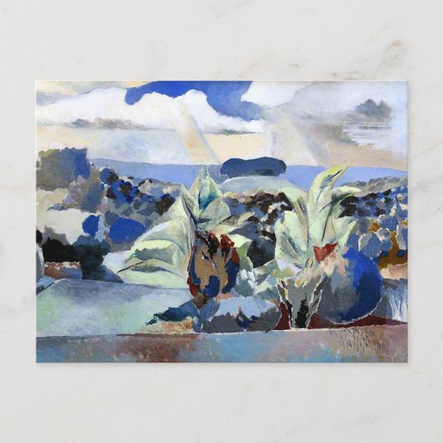 Paul Nash - Landskapet Bagley Skogen Vykort (Framsida)