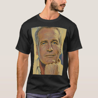 Paul Newman, moget porträtt T Shirt