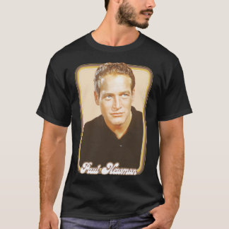 Paul Newman Retro Aesthetic Fläkt Art Design T Shirt