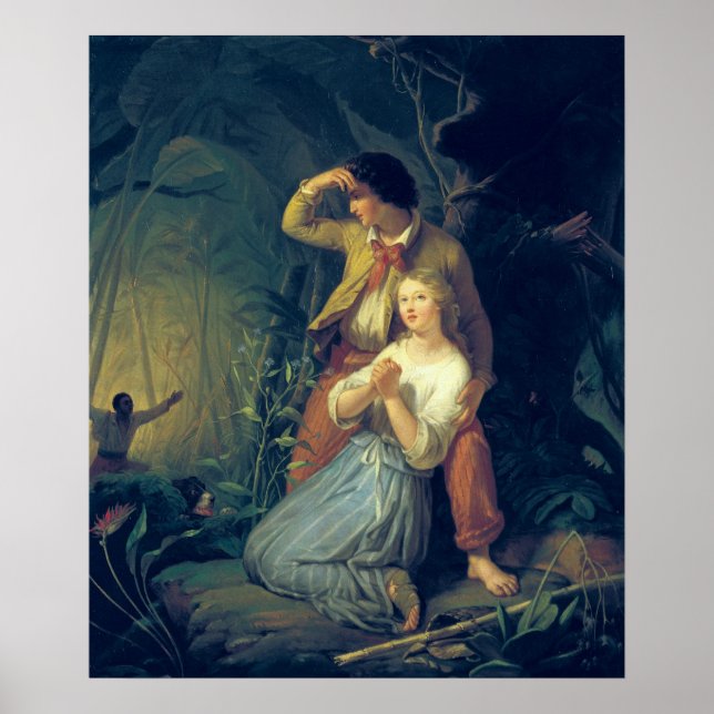 Paul och Virginie Poster (Framsidan)