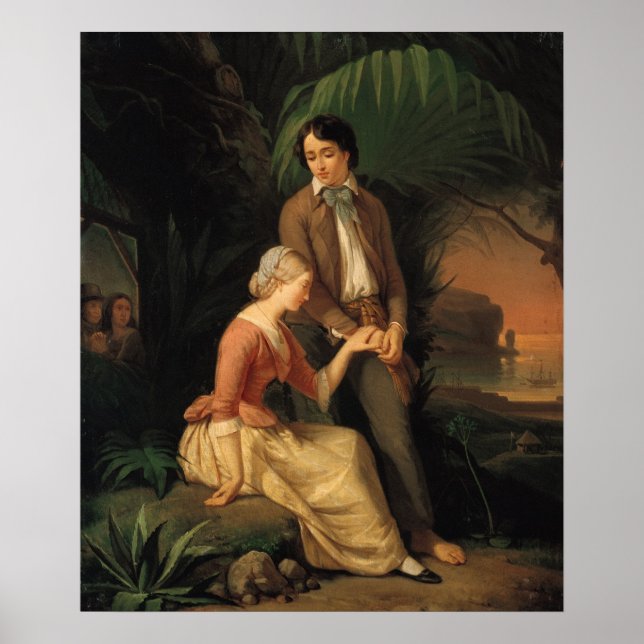 Paul och Virginie Poster (Framsidan)